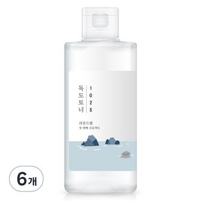 라운드랩 1025 독도 토너, 200ml, 6개