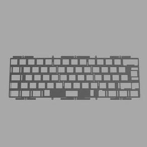 KBDfans Tofu60 2.0 기계식 키보드 액세서리, [06] ANSI CF plate