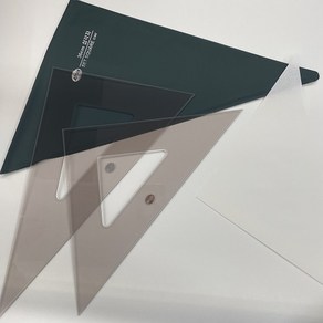 동아측기 제도용 ATOM 삼각자 (직각 삼각 한세트), 1개, 15cm