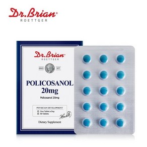 닥터브라이언 사탕수수 폴리코사놀 20mg 90타블렛/ 콜레스테롤/HDL/LDL 90정 1개