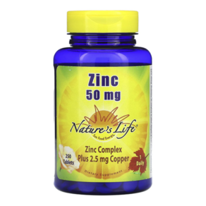 NatuesLife 네이처스라이프 아연 50mg 250정, 1개