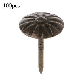 국화 패턴 가구 장식 손톱을 가진 100xantique 장식 압정, 11mm*13mm