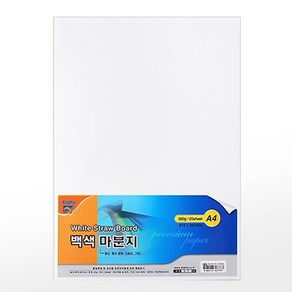 알파 마분지 A4 300g 20매 앞면 흰색 뒷면 회색, 5세트