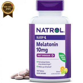 Does not apply 멜lato인 10mg 빠르게 용해 멜lato인을 위한 식이섬유 패스트디솔, 1개