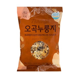 미식백과 오곡 누룽지 60g, 50개