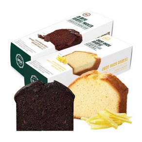 밀크앤허니 진한 초콜릿 파운드 620g+레몬 버터파운드 620g, 1세트, 620g