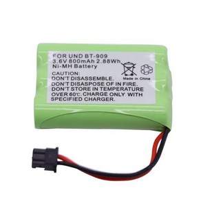 RC 부품 36 볼트 800mAh NiMH 배터리 uniden BT909 3 AAA 36V NIMH 장난감 전기 보안 시설, 1) 1PCS, 1개