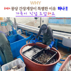 해해 알베기 암꽃게 몽당 간장게장 4~5마리 3kg, 1개