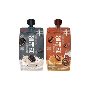 롯데제과 설레임 아이스크림 커피밀크 10개씩 총 20개, 설레임 커피 10+ 쿠앤크 10, 160ml