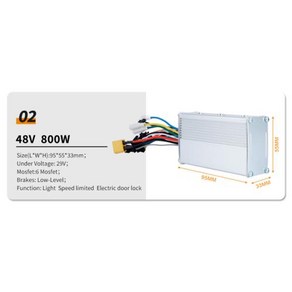 60V 범용 컨트롤러 36V 컨트롤러 자전거 스쿠터 전기 52V 500W-2000W JP 스쿠터 브러시리스 전기 48V, 48V800W, 1개