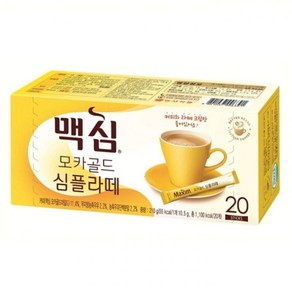 맥심 모카골드 라떼 20T 커피 O1EA, 1개, 20개입, 210g