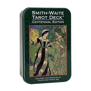 [인터타로] 틴케이스 스미스웨이트 100주년 타로카드 Smith-Waite Centennial Tarot Tin [한글해설서+주머니+퀵시트3종증정] 직수입 정품