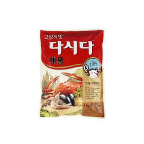 이츠웰 해물다시다 식당 대용량, 1kg, 10개