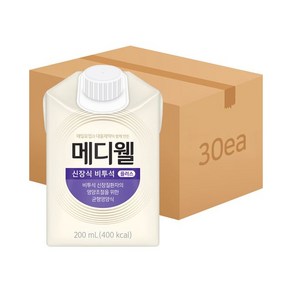 [메디웰] 신장식(비투석) 200ml 30팩(1박스), 30개, 0.2l