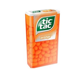 TicTac 틱택 오렌지 사탕 49g 대용량, 1개