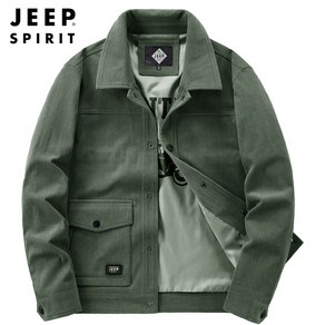 JEEP SPIRIT 지프 스피릿 코듀로이코트 남자 중년자켓 캐주얼 루즈핏 하이넥 가을자켓 ZGQ-JP0692+양말 증정