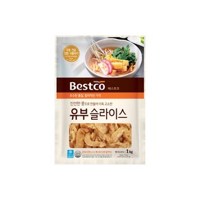 베스트코 유부 슬라이스 1kg, 1개