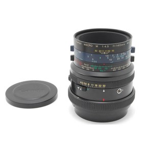 NEAR MINT 마미야 매크로 M 140mm f/4.5 M/L-A RZ67 Po II IID 전면 및 후면 캡 Mamiya