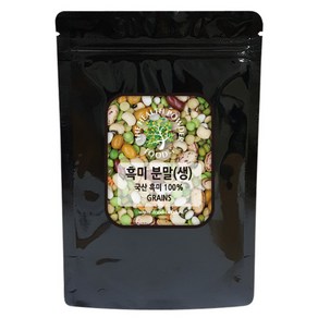 국산 생 흑미 가루 분말, 1개, 1kg