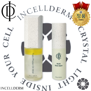 정품QR 인증 [가품시10000% 보상합니다] 인셀덤 2종 투페이스 미스트+멀티스틱밤 INCELLDERM 원빈화장품, 1개