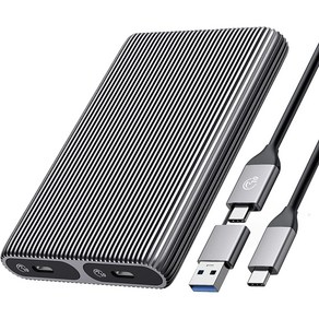 오리코 M.2 NVMe C타입 USB 3.2 Gen2 외장 SSD 알루미늄 케이스 방열판 AM2C3, 2Bay NVMe+NVMe, 1개