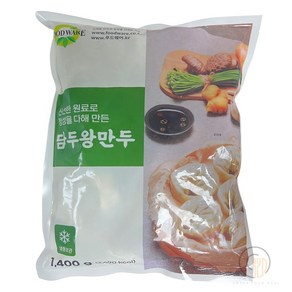 냉동식품 담두 왕만두, 1개, 1.4kg