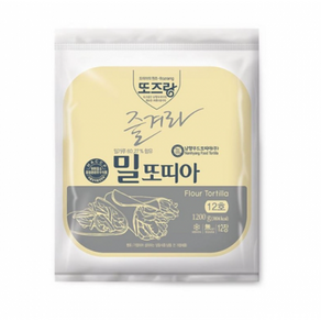 또즈랑 밀또띠아 12호 1200g 냉동식품 밀또띠아 또띠아 간식 가공식품, 1개, 1.2kg