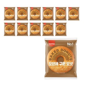 삼립 오븐에 구운 생크림 도넛 40g x 12개입