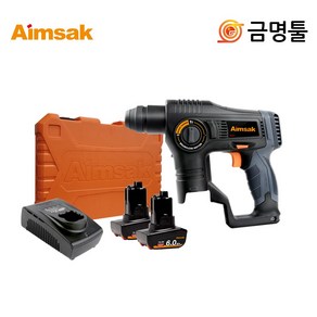 아임삭 BL14RH 충전햄머드릴 14.4V 6.0AH 2팩 BL모터 2모드 충전로타리함마드릴, 1개