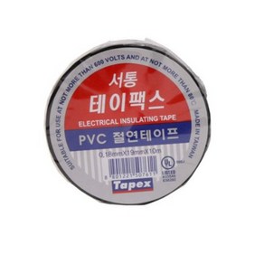 서통 PVC 전기 절연테이프 검정, 1개