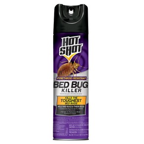 Hot Shot Bed Bug Kille Aeosol Bed Bug Teatment 17.5 oz Hot Shot 빈대 킬러 에어로졸 빈대 치료 17.5oz, 1개