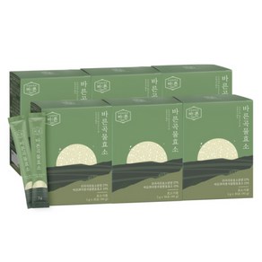 바른 곡물효소 누룽지맛, 90g, 6박스