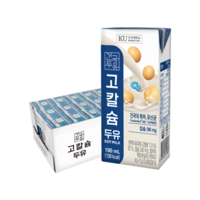 [건국우유] 고칼슘두유 190ml 24팩, 24개