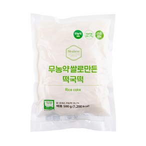 무농약 백미 떡국떡, 1개, 500g