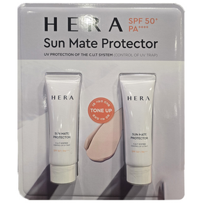 헤라 선 메이트 프로텍터 선크림 SPF50+ PA+++, 50ml, 2개
