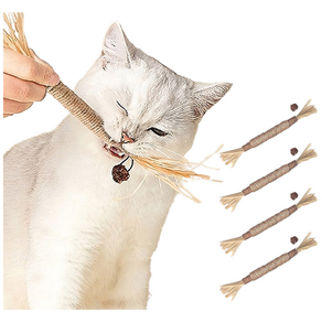 냥이묘해 고양이 캣닢 마따따비 스틱 이갈이장난감 치발기, 4개