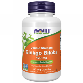 나우푸드 징코 빌로바 120mg 베지 캡슐, 1개, 100개입