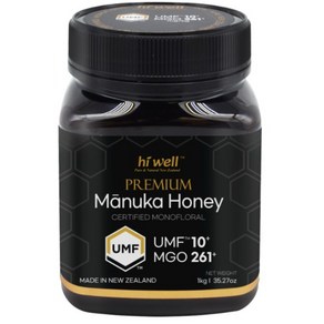 하이웰 프리미엄 마누카 꿀 허니 UMF10 1kg 천연 뉴질랜드 마누카꿀, 1개, 200회분