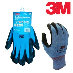 3M 장갑 컴포트그립 블루, 3M 컴포트그립 블루 M, 1개