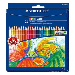 [스테들러] 노리스 클럽 144 일반 색연필 24색 세트, 36색, 1