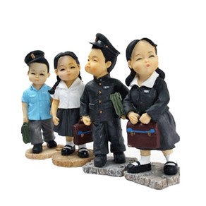 [추억나라] 옛날교복 마블인형 (4종중 선택), 4종세트, 1세트
