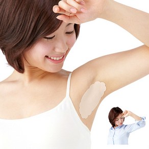 일본산 정품 땀흡수 시트 와이드타입 겨드랑이땀흡수 접착식패드 / 10세트(20매), 1개