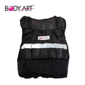 KH-4 바디아트 피트니스 웨이트 조끼 (9kg), 블랙