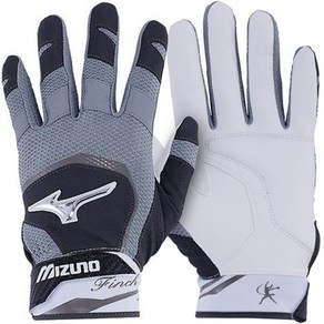미즈노 MIZUNO 핀치 배팅장갑 330387 [검+백색], 검+백색, 1개