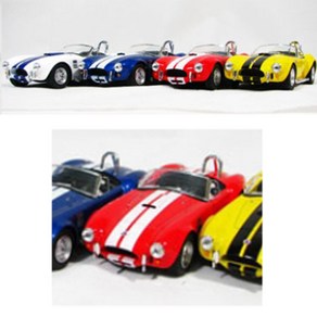 1965 쉘비 코브라 427 SC 미니카 1대32 스케일 (블루 화이트 옐로우 레드), 레드, 1개