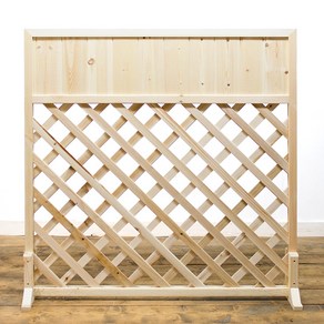 아이베란다 격자창 원목파티션 2단 소나무 래티스 내외부 가벽, 300x900mm(지지대별도)