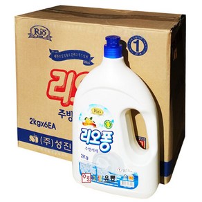 성진켐 리오퐁 주방세제 2kg x6개 박스할인행사, 6개