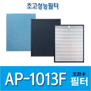 [크린] 국산 H13등급 코웨이 AP-1013F 공기청정기 필터 호환용, 헤파1+탈취1+기능성6, 1개