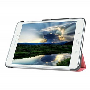 갤럭시탭S2 8.0 SM-T710 T713 T715 스마트북커버케이스, 블랙