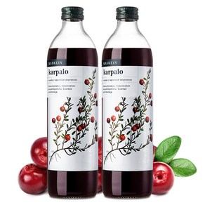 핀란디아 [핀란디아] 핀란드 카스케인 크랜베리 원액 주스 500ml 2병, 2개